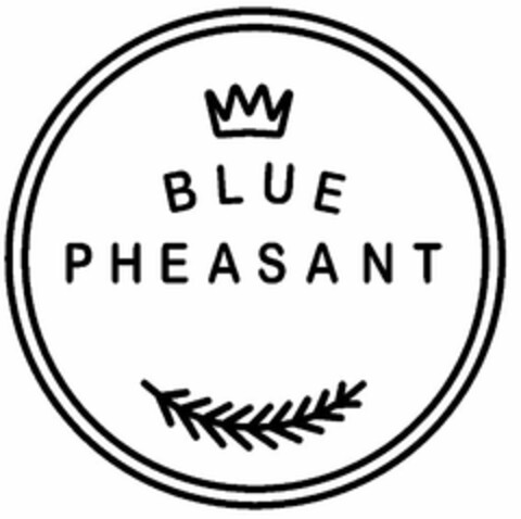 BLUE PHEASANT Logo (USPTO, 12.02.2015)