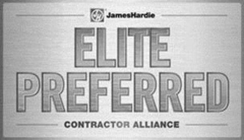 JH JAMESHARDIE ELITE PREFERRED CONTRACTOR ALLIANCE Logo (USPTO, 20.03.2015)