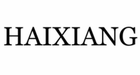 HAIXIANG Logo (USPTO, 08.09.2015)