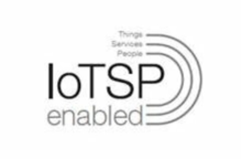 THINGS SERVICES PEOPLE IOTSP ENABLED Logo (USPTO, 03.08.2016)