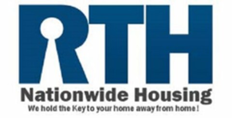 RTH NATIONWIDE HOUSING WE HOLD THE KEY TO YOUR HOME AWAY FROM HOME! Logo (USPTO, 18.02.2017)