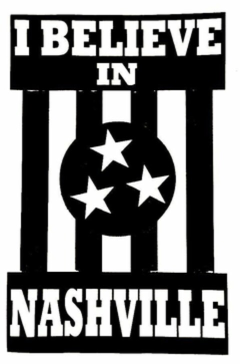 I BELIEVE IN NASHVILLE Logo (USPTO, 07/14/2017)