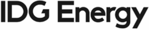 IDG ENERGY Logo (USPTO, 28.08.2017)