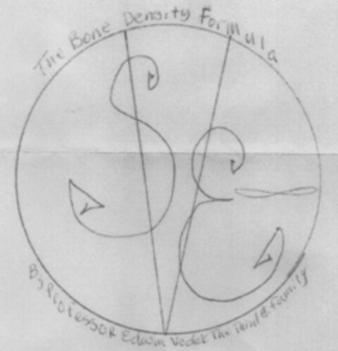 THE BONE DENSITY FORMULA BY PROFESSOR EDWIN VODAK THE THIRD & FAMILY Logo (USPTO, 17.11.2017)