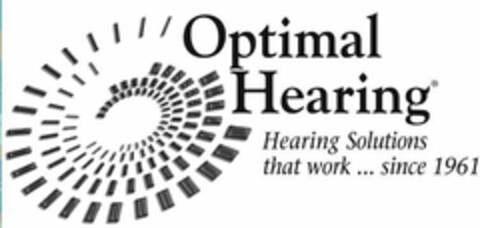 OPTIMAL HEARING HEARING SOLUTIONS THAT WORK . . . SINCE 1961 Logo (USPTO, 21.11.2017)