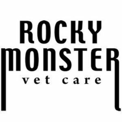 ROCKY MONSTER VET CARE Logo (USPTO, 28.02.2018)