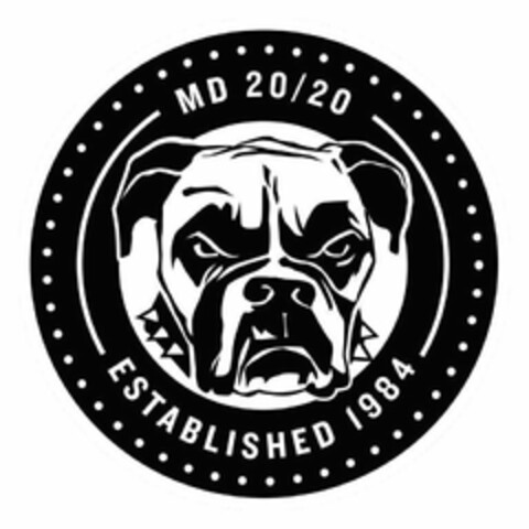 MD 20/20 ESTABLISHED 1984 Logo (USPTO, 12.03.2018)