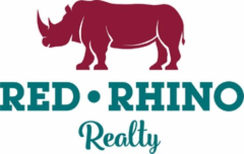 RED RHINO REALTY Logo (USPTO, 04/05/2018)