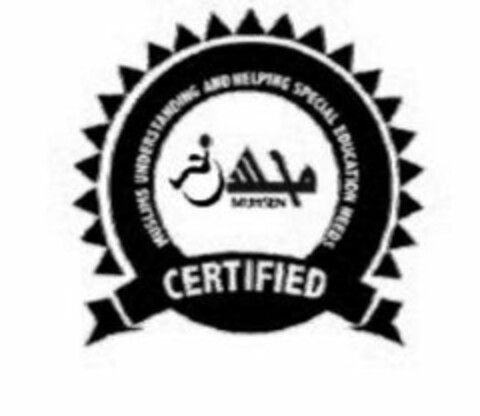 MUHSEN MUSLIMS UNDERSTANDING AND HELPING SPECIAL EDUCATION NEEDS CERTIFIED Logo (USPTO, 06.04.2018)