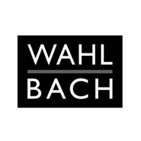 WAHL BACH Logo (USPTO, 05.07.2018)