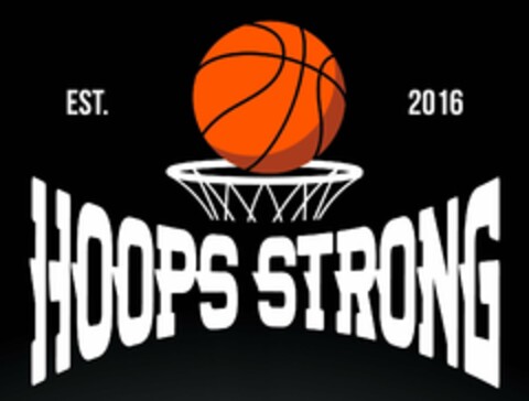 HOOPS STRONG EST. 2016 Logo (USPTO, 15.08.2018)