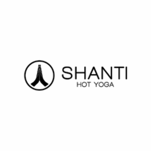 SHANTI HOT YOGA Logo (USPTO, 08/23/2018)