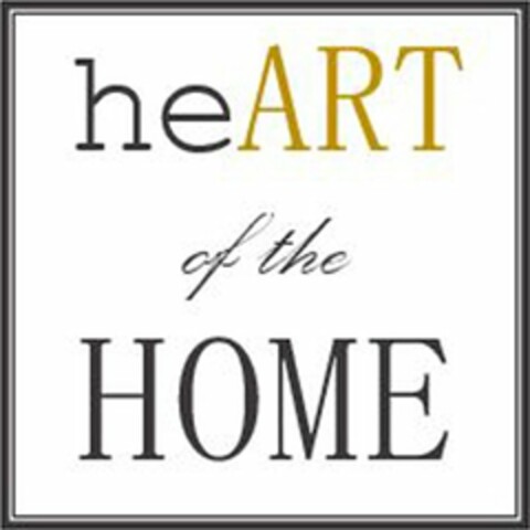 HEART OF THE HOME Logo (USPTO, 10/04/2018)