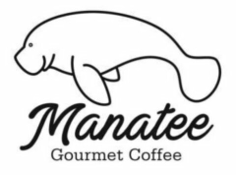 MANATEE GOURMET COFFEE Logo (USPTO, 25.01.2019)