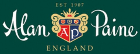 EST 1907 AP ENGLAND ALAN PAINE Logo (USPTO, 03.05.2019)