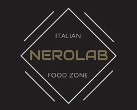 ITALIAN NEROLAB FOOD ZONE Logo (USPTO, 23.05.2019)