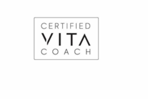 CERTIFIED VITA COACH Logo (USPTO, 11.11.2019)