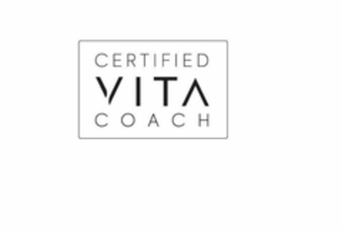 CERTIFIED VITA COACH Logo (USPTO, 11/11/2019)