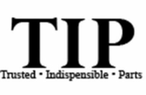 TIP TRUSTED · INDISPENSIBLE · PARTS Logo (USPTO, 08/11/2020)