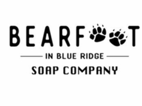 BEARFOOT IN BLUE RIDGE SOAP COMPANY Logo (USPTO, 12.09.2020)