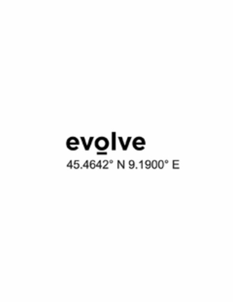 EVOLVE 45.4642° N 9.1900° E Logo (USPTO, 14.09.2020)