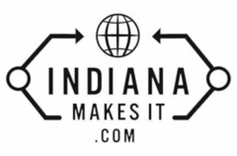 INDIANA MAKES IT .COM Logo (USPTO, 19.04.2009)