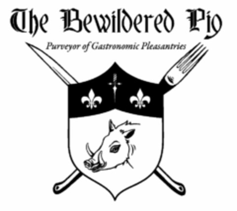 THE BEWILDERED PIG PURVERYOR OF GASTRONOMIC PLEASANTRIES Logo (USPTO, 14.06.2010)