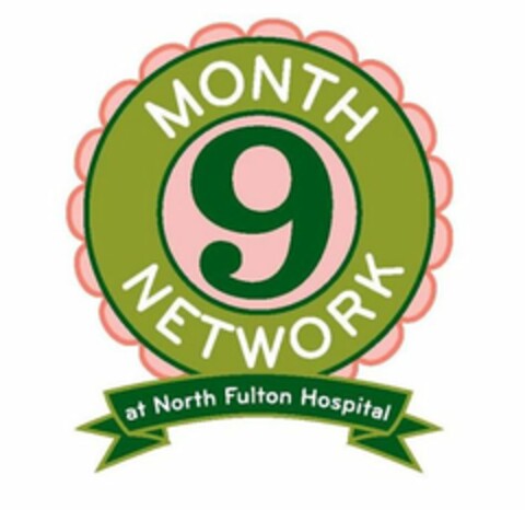 9 MONTH NETWORK AT NORTH FULTON HOSPITAL Logo (USPTO, 12.04.2011)