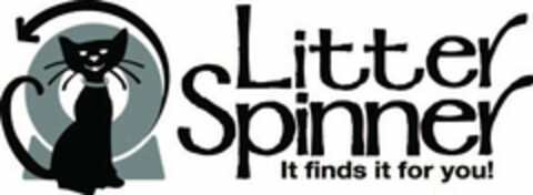 LITTER SPINNER IT FINDS IT FOR YOU! Logo (USPTO, 05/17/2011)