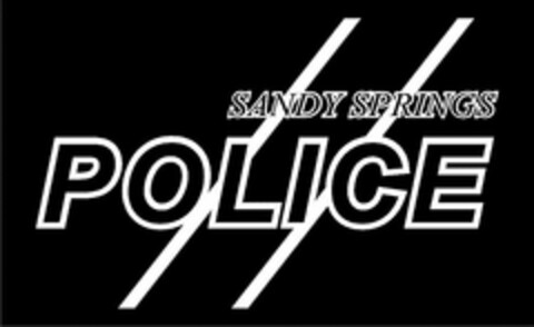 SANDY SPRINGS POLICE Logo (USPTO, 12/27/2011)