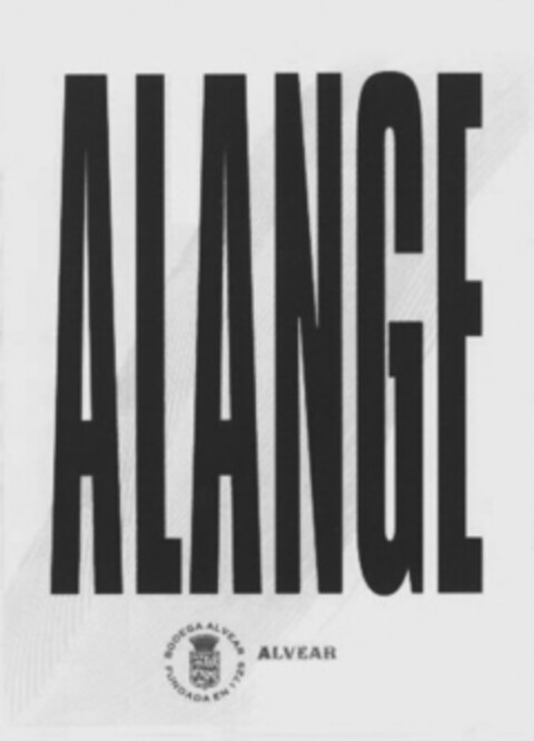 ALANGE BODEGA ALVEAR FUNDADA EN 1729 ALVEAR Logo (USPTO, 20.04.2012)