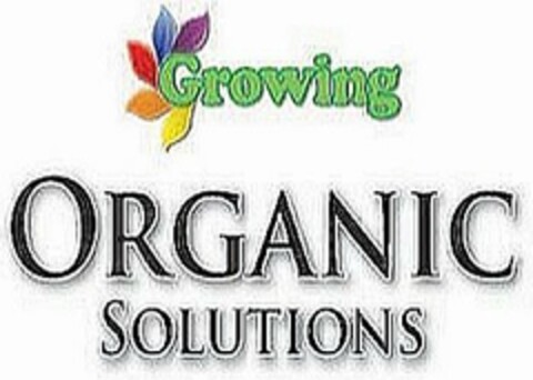 GROWING ORGANIC SOLUTIONS Logo (USPTO, 09.09.2012)