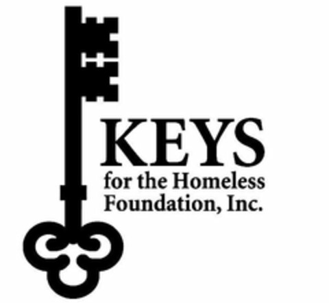 KEYS FOR THE HOMELESS FOUNDATION, INC. Logo (USPTO, 18.12.2012)