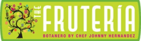 THE FRUTERIA Y BOTANERO BY CHEF JOHNNY HERNANDEZ Logo (USPTO, 01/04/2013)