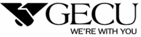 GECU WE'RE WITH YOU Logo (USPTO, 17.01.2013)