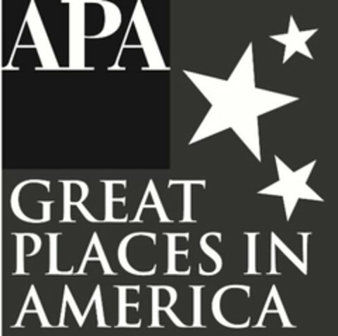 APA GREAT PLACES IN AMERICA Logo (USPTO, 25.02.2014)