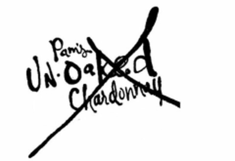 PAM'S UN-OAKED CHARDONNAY Logo (USPTO, 19.03.2014)