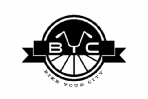 BYC BIKE YOUR CITY Logo (USPTO, 04/02/2014)