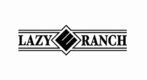 LAZY E RANCH Logo (USPTO, 25.06.2014)