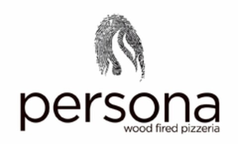 PERSONA WOOD FIRED PIZZERIA Logo (USPTO, 22.12.2014)