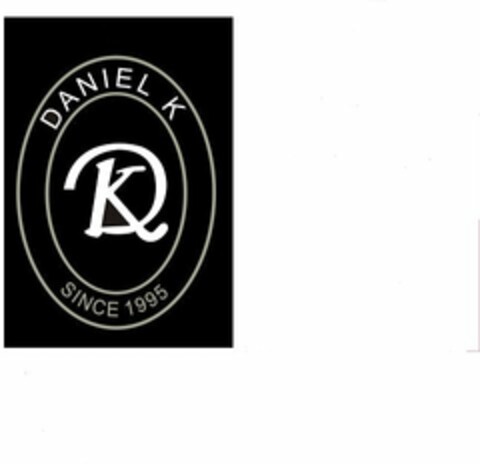 DANIEL K, DK, SINCE 1995 Logo (USPTO, 01.07.2015)