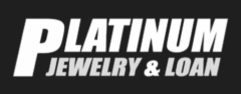 PLATINUM JEWELRY & LOAN Logo (USPTO, 10/13/2015)