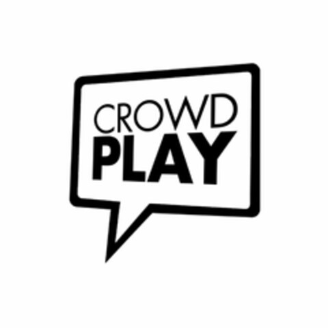 CROWD PLAY Logo (USPTO, 03/03/2016)