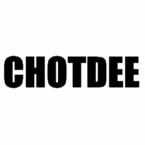 CHOTDEE Logo (USPTO, 12/27/2016)
