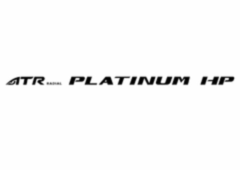 ATR RADIAL PLATINUM HP Logo (USPTO, 11.07.2017)