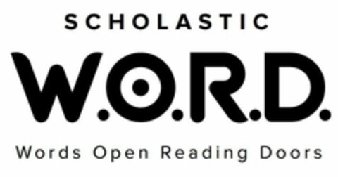 SCHOLASTIC W.O.R.D. WORDS OPEN READING DOORS Logo (USPTO, 08.12.2017)