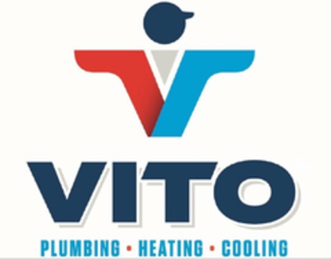 V VITO PLUMBING HEATING COOLING Logo (USPTO, 23.02.2018)