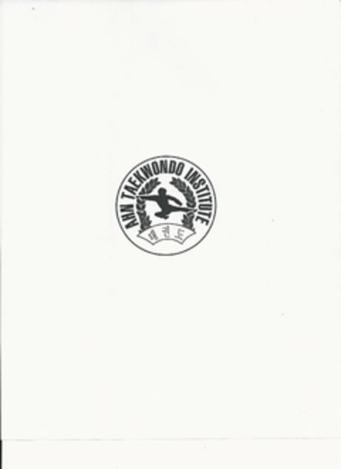 AHN TAEKWONDO INSTITUTE Logo (USPTO, 26.03.2018)