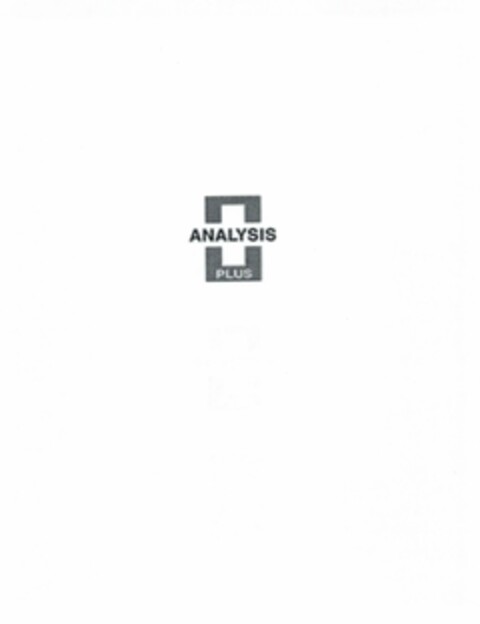 ANALYSIS PLUS Logo (USPTO, 30.05.2019)