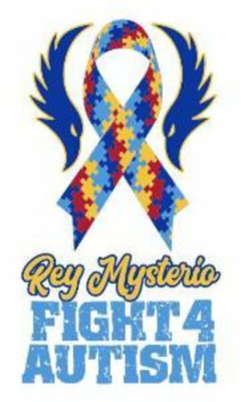 REY MYSTERIO FIGHT4 AUTISM Logo (USPTO, 05/30/2019)